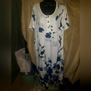 Emery Rose Floral Dress XL